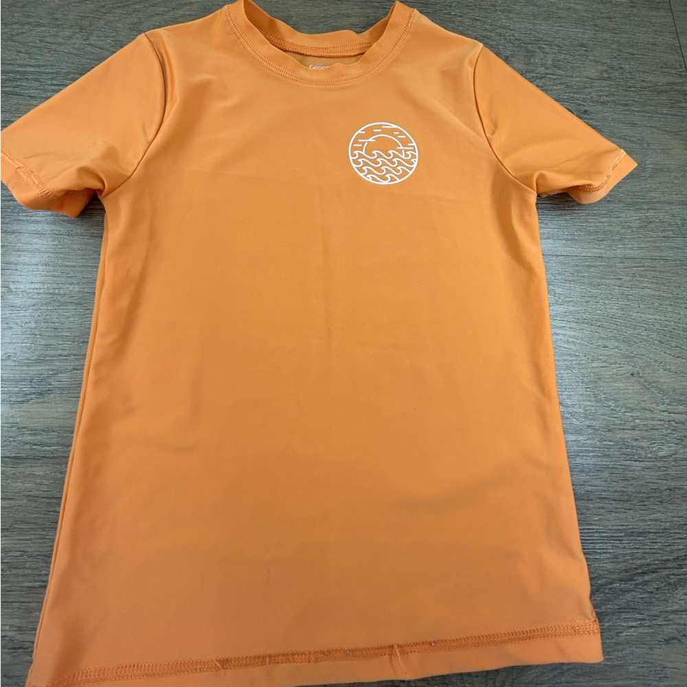 Orange Short Sleeve Rashguard